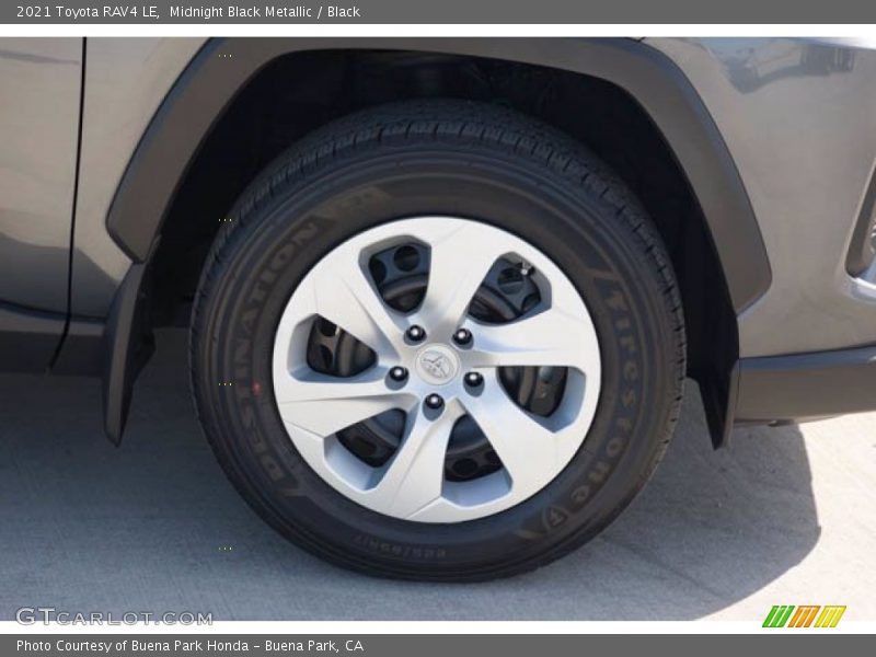 Midnight Black Metallic / Black 2021 Toyota RAV4 LE