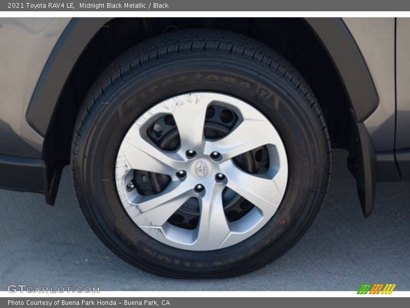 Midnight Black Metallic / Black 2021 Toyota RAV4 LE