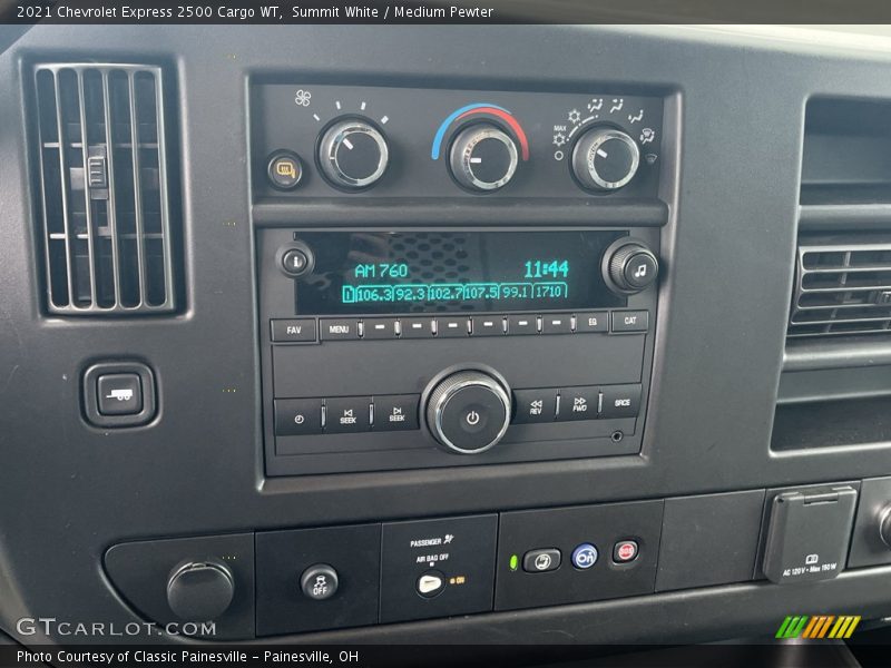 Summit White / Medium Pewter 2021 Chevrolet Express 2500 Cargo WT