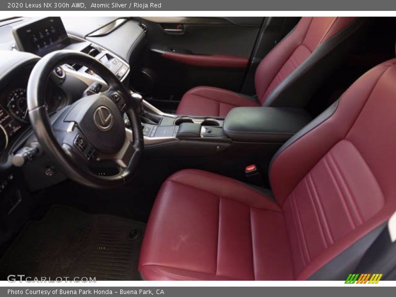 Front Seat of 2020 NX 300h AWD