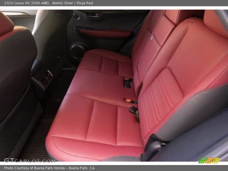 Rear Seat of 2020 NX 300h AWD