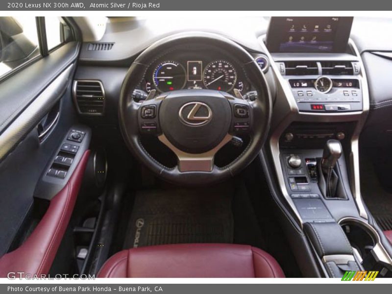 Dashboard of 2020 NX 300h AWD