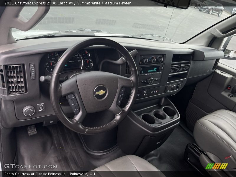Summit White / Medium Pewter 2021 Chevrolet Express 2500 Cargo WT