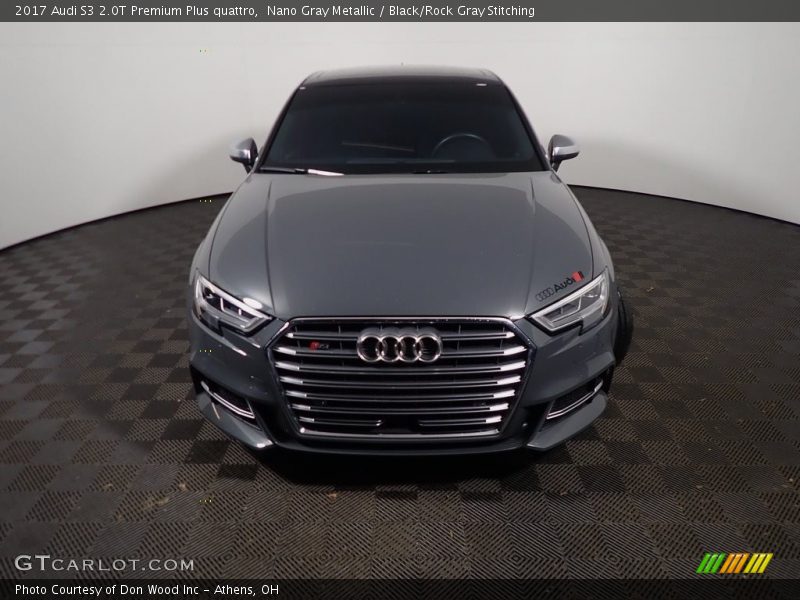 Nano Gray Metallic / Black/Rock Gray Stitching 2017 Audi S3 2.0T Premium Plus quattro