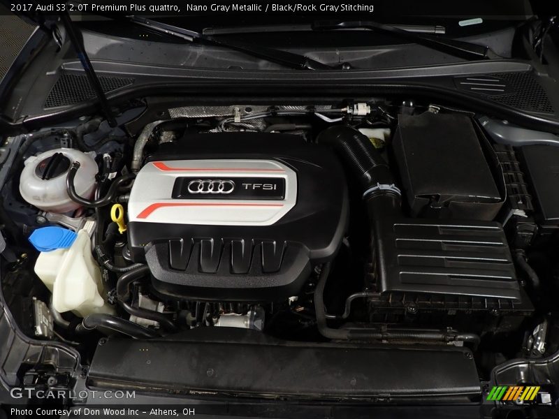 Nano Gray Metallic / Black/Rock Gray Stitching 2017 Audi S3 2.0T Premium Plus quattro