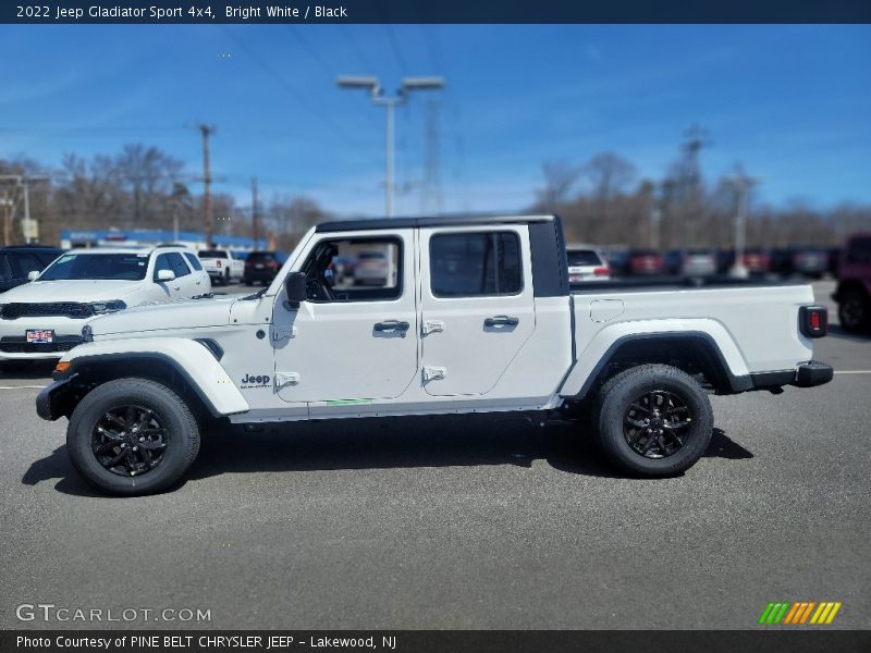 Bright White / Black 2022 Jeep Gladiator Sport 4x4