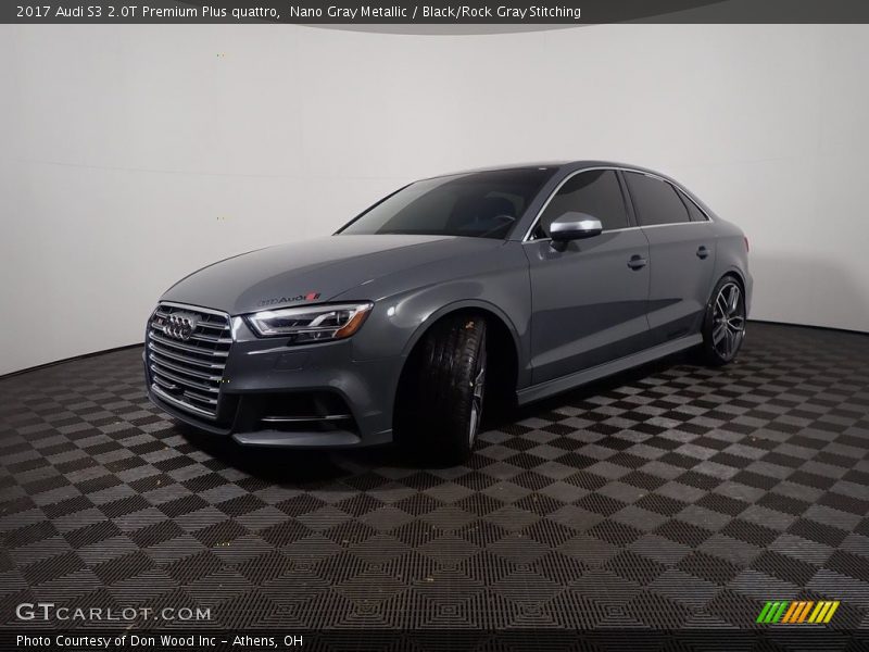 Nano Gray Metallic / Black/Rock Gray Stitching 2017 Audi S3 2.0T Premium Plus quattro