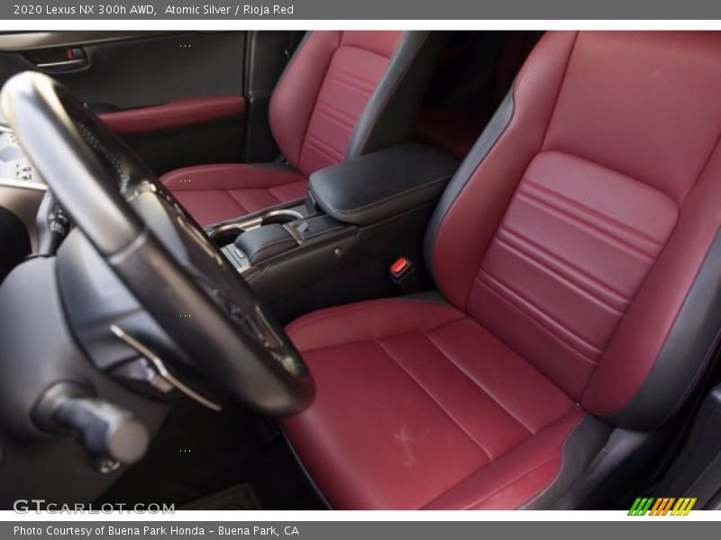 Atomic Silver / Rioja Red 2020 Lexus NX 300h AWD