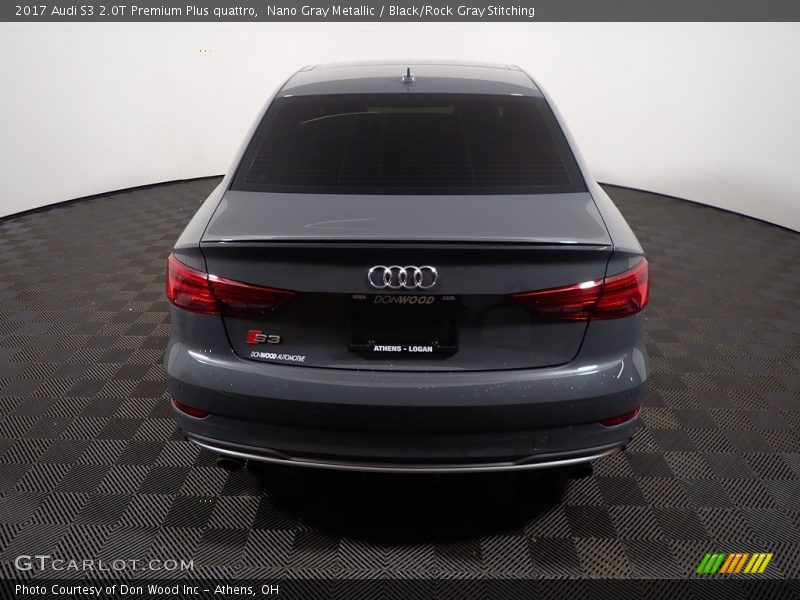 Nano Gray Metallic / Black/Rock Gray Stitching 2017 Audi S3 2.0T Premium Plus quattro
