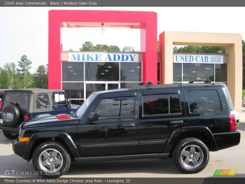 Black / Medium Slate Gray 2006 Jeep Commander