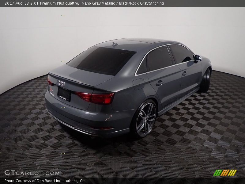 Nano Gray Metallic / Black/Rock Gray Stitching 2017 Audi S3 2.0T Premium Plus quattro