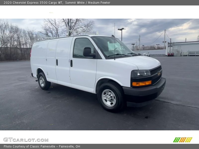 Summit White / Medium Pewter 2020 Chevrolet Express 3500 Cargo WT
