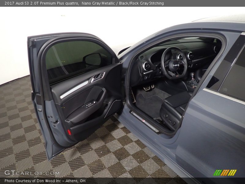 Nano Gray Metallic / Black/Rock Gray Stitching 2017 Audi S3 2.0T Premium Plus quattro