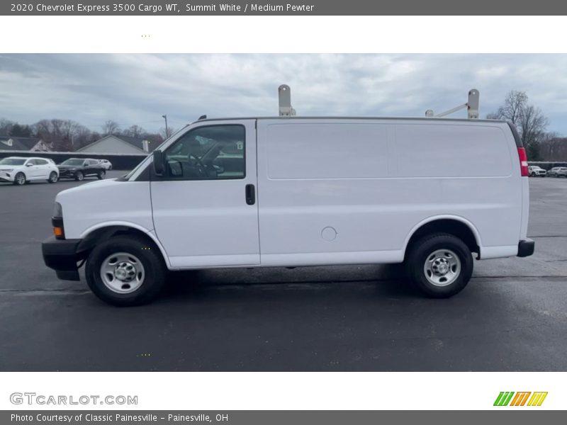 Summit White / Medium Pewter 2020 Chevrolet Express 3500 Cargo WT