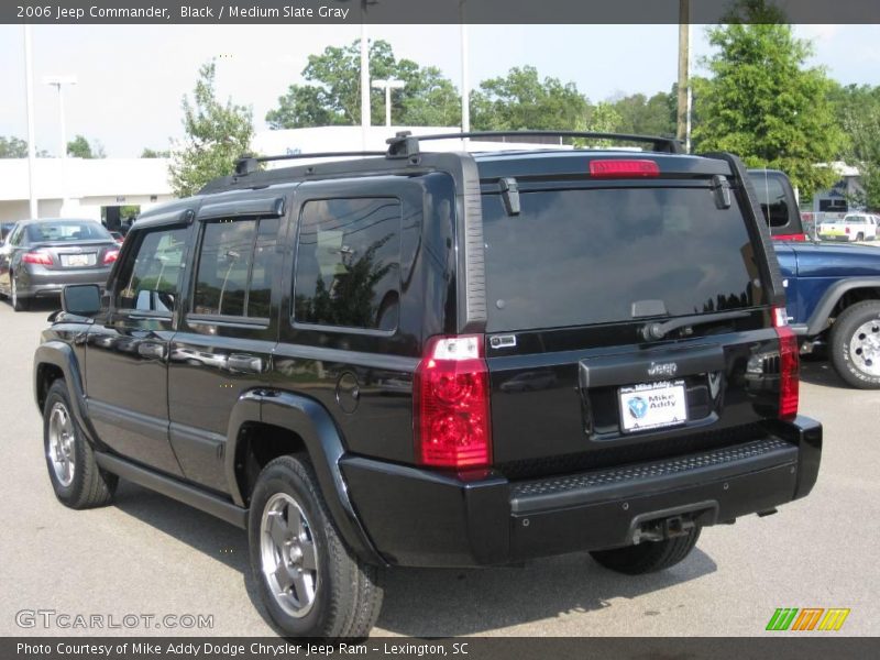 Black / Medium Slate Gray 2006 Jeep Commander