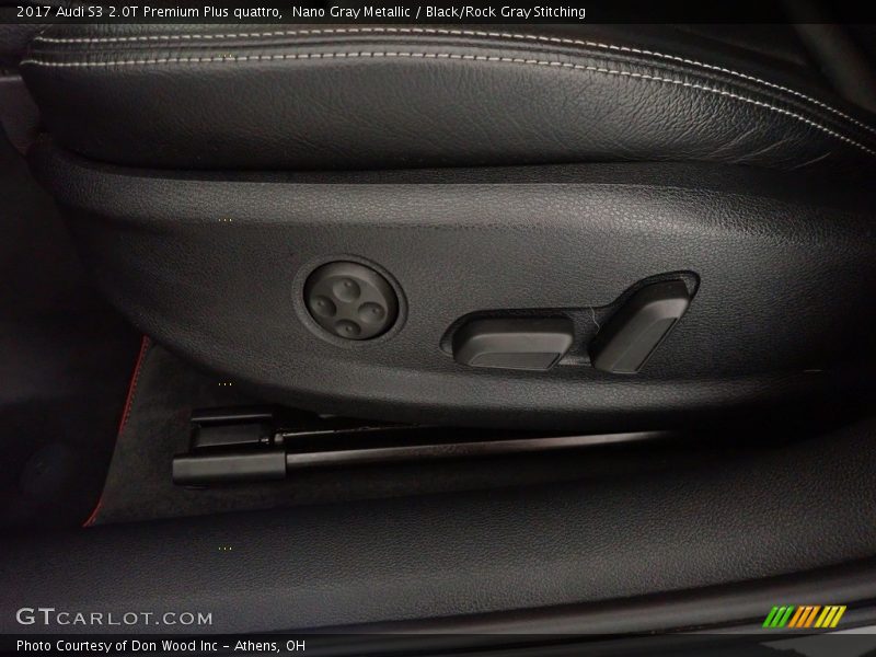 Nano Gray Metallic / Black/Rock Gray Stitching 2017 Audi S3 2.0T Premium Plus quattro
