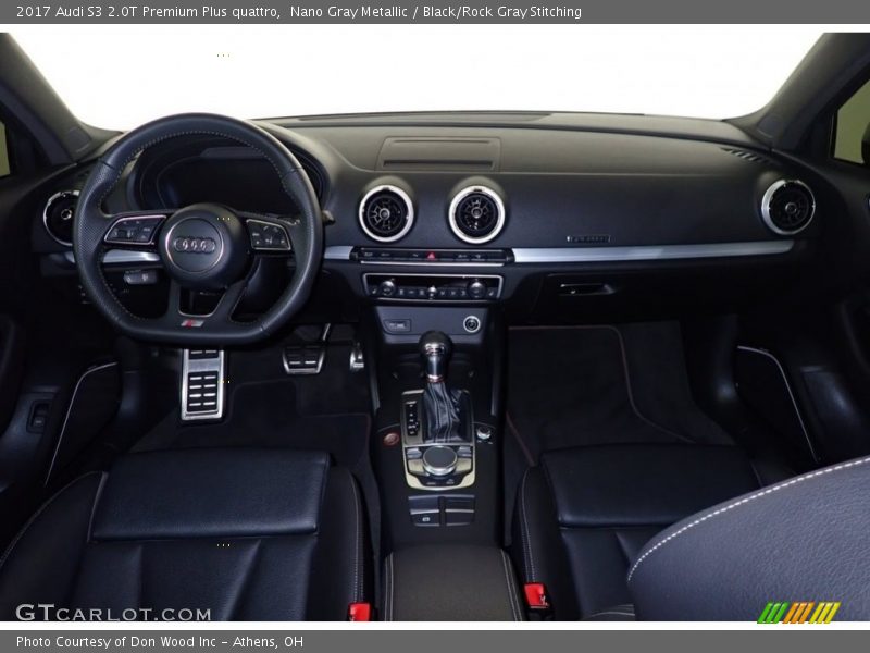 Nano Gray Metallic / Black/Rock Gray Stitching 2017 Audi S3 2.0T Premium Plus quattro