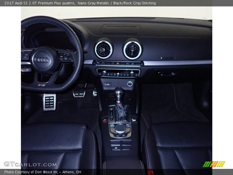 Nano Gray Metallic / Black/Rock Gray Stitching 2017 Audi S3 2.0T Premium Plus quattro