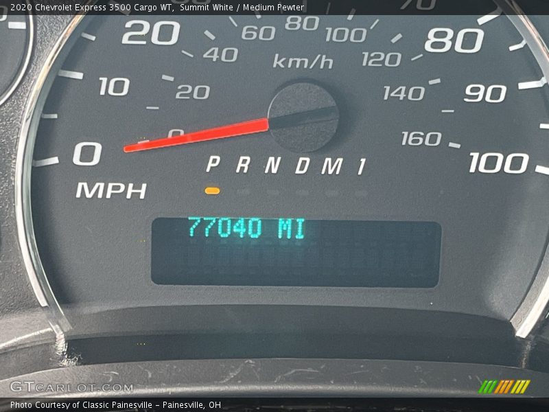 Summit White / Medium Pewter 2020 Chevrolet Express 3500 Cargo WT