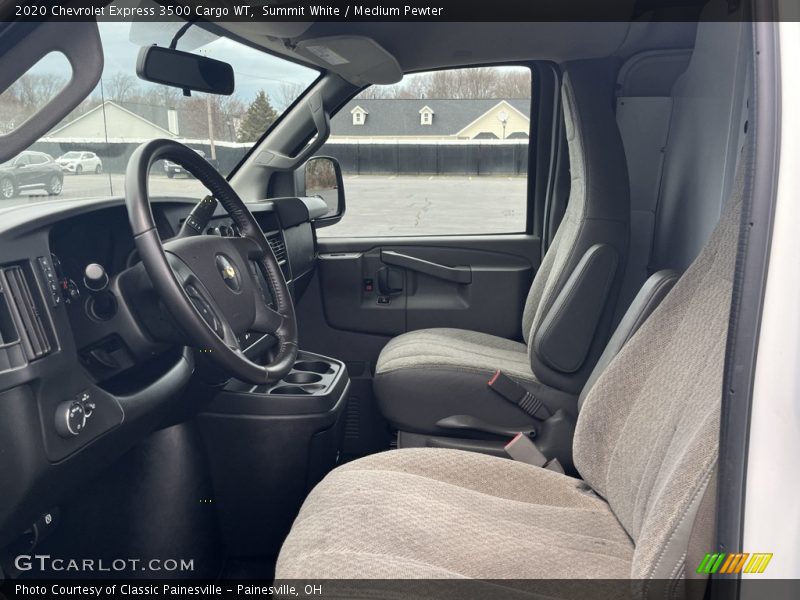 Summit White / Medium Pewter 2020 Chevrolet Express 3500 Cargo WT