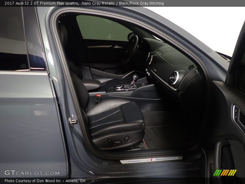 Nano Gray Metallic / Black/Rock Gray Stitching 2017 Audi S3 2.0T Premium Plus quattro
