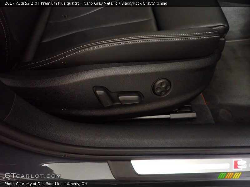 Nano Gray Metallic / Black/Rock Gray Stitching 2017 Audi S3 2.0T Premium Plus quattro