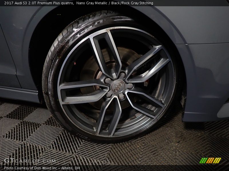 Nano Gray Metallic / Black/Rock Gray Stitching 2017 Audi S3 2.0T Premium Plus quattro