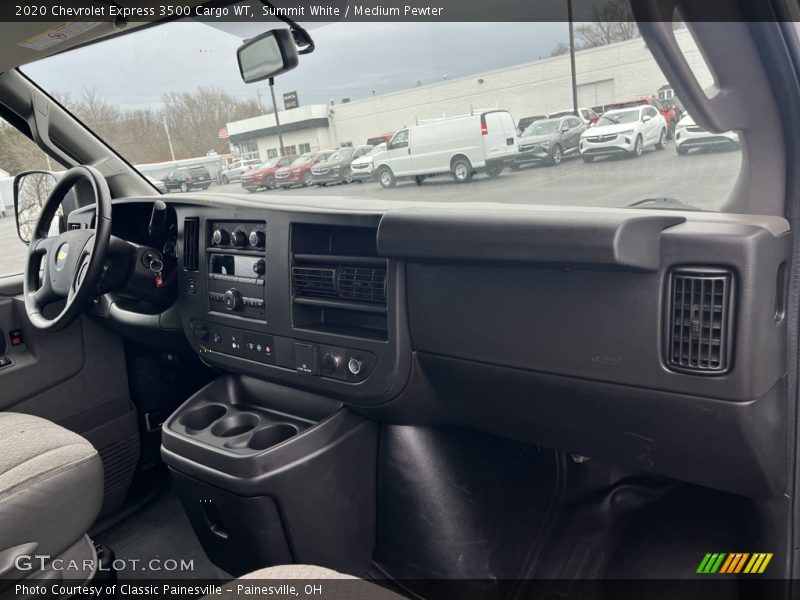 Summit White / Medium Pewter 2020 Chevrolet Express 3500 Cargo WT