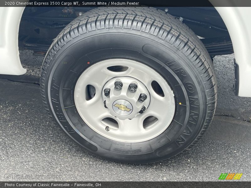 Summit White / Medium Pewter 2020 Chevrolet Express 3500 Cargo WT