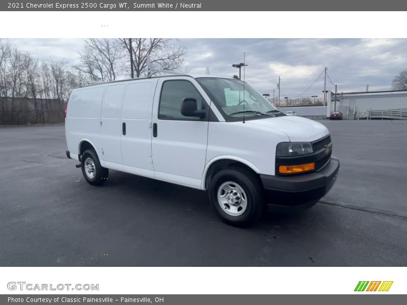 Summit White / Neutral 2021 Chevrolet Express 2500 Cargo WT