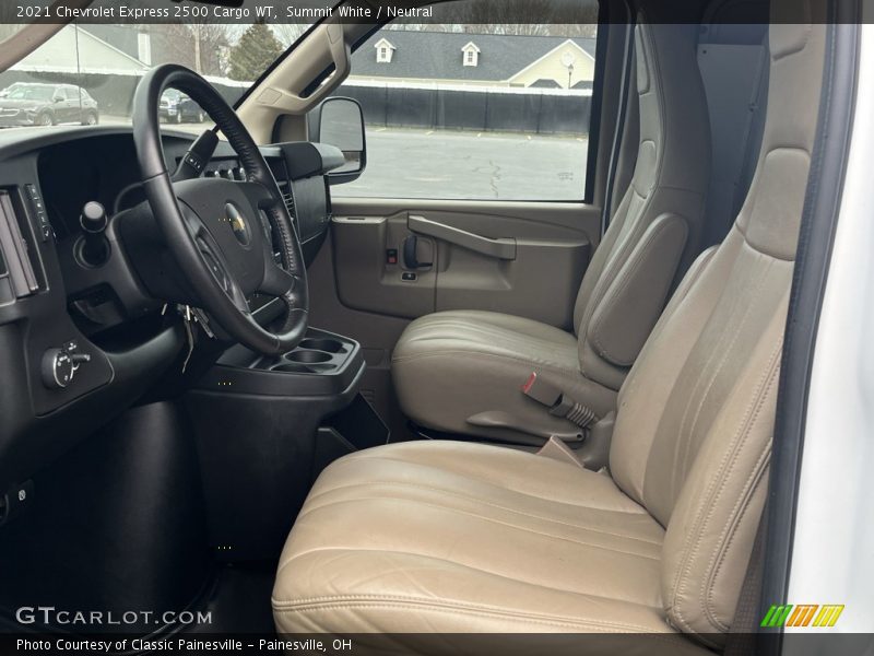 Summit White / Neutral 2021 Chevrolet Express 2500 Cargo WT