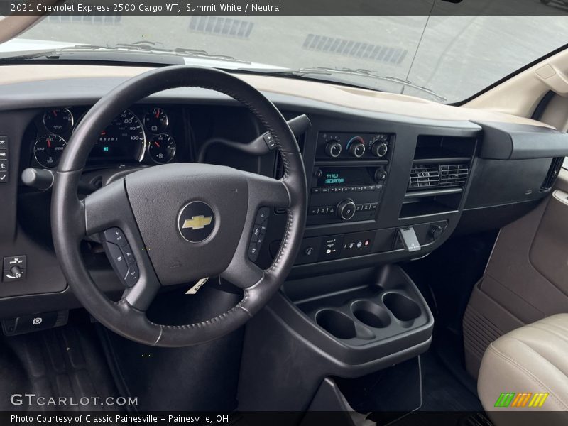 Summit White / Neutral 2021 Chevrolet Express 2500 Cargo WT