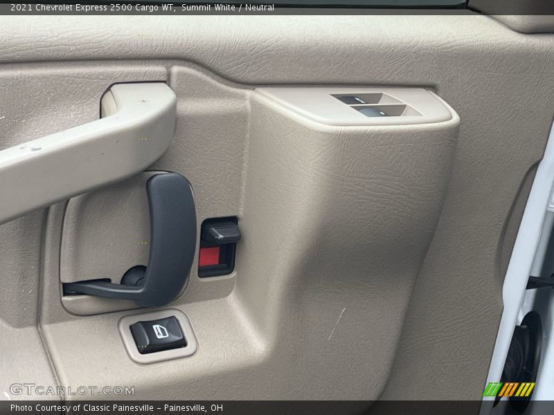Summit White / Neutral 2021 Chevrolet Express 2500 Cargo WT