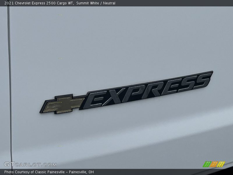 Summit White / Neutral 2021 Chevrolet Express 2500 Cargo WT