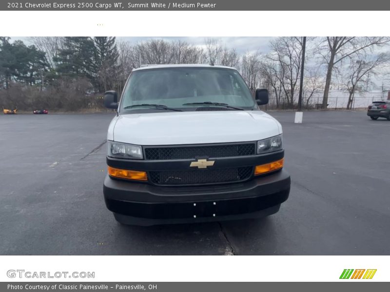 Summit White / Medium Pewter 2021 Chevrolet Express 2500 Cargo WT