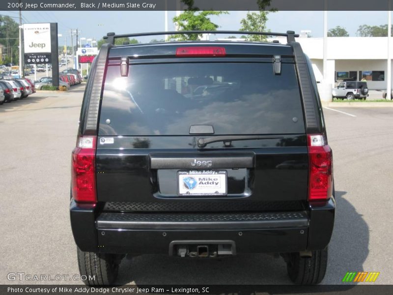 Black / Medium Slate Gray 2006 Jeep Commander