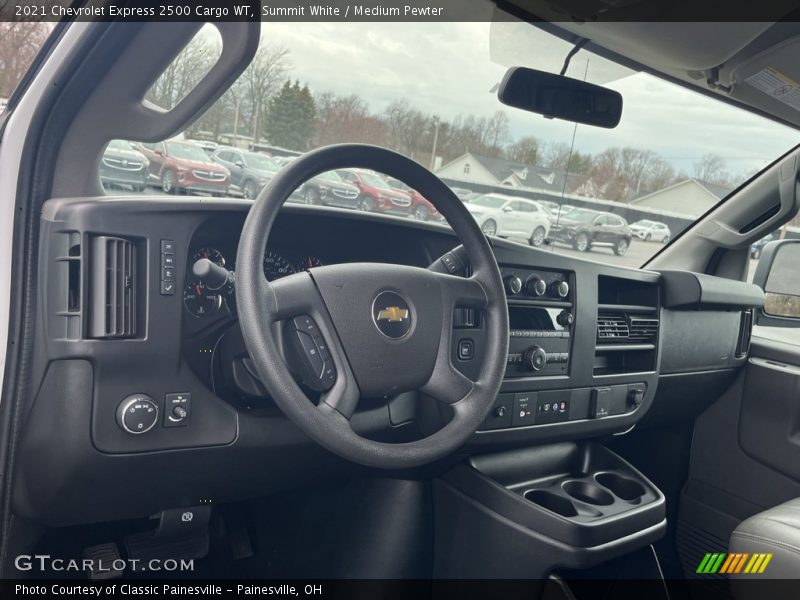 Summit White / Medium Pewter 2021 Chevrolet Express 2500 Cargo WT