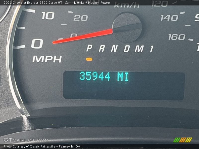 Summit White / Medium Pewter 2021 Chevrolet Express 2500 Cargo WT