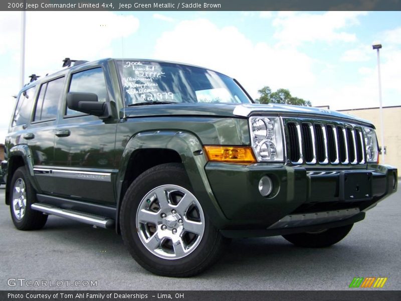Jeep Green Metallic / Saddle Brown 2006 Jeep Commander Limited 4x4