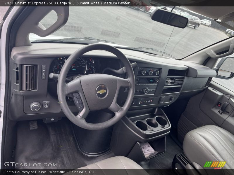 Summit White / Medium Pewter 2021 Chevrolet Express 2500 Cargo WT
