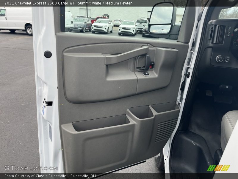 Summit White / Medium Pewter 2021 Chevrolet Express 2500 Cargo WT