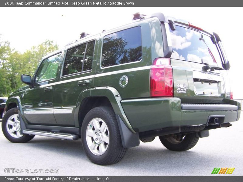 Jeep Green Metallic / Saddle Brown 2006 Jeep Commander Limited 4x4