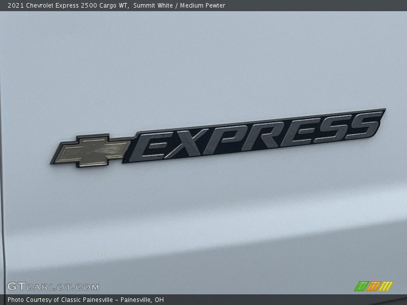 Summit White / Medium Pewter 2021 Chevrolet Express 2500 Cargo WT