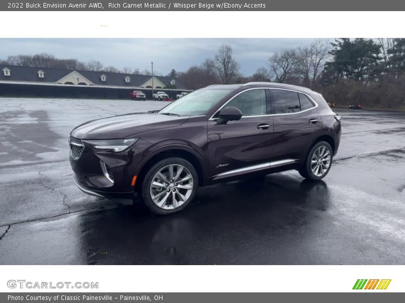 Rich Garnet Metallic / Whisper Beige w/Ebony Accents 2022 Buick Envision Avenir AWD