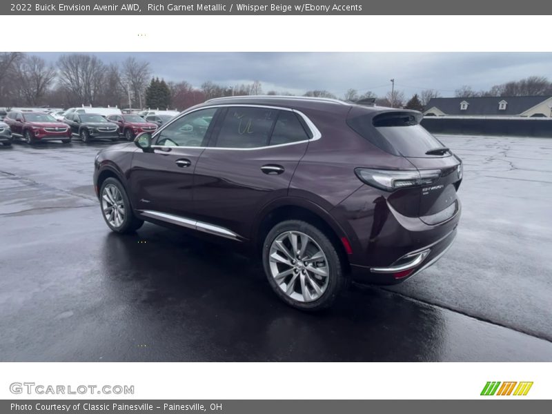 Rich Garnet Metallic / Whisper Beige w/Ebony Accents 2022 Buick Envision Avenir AWD