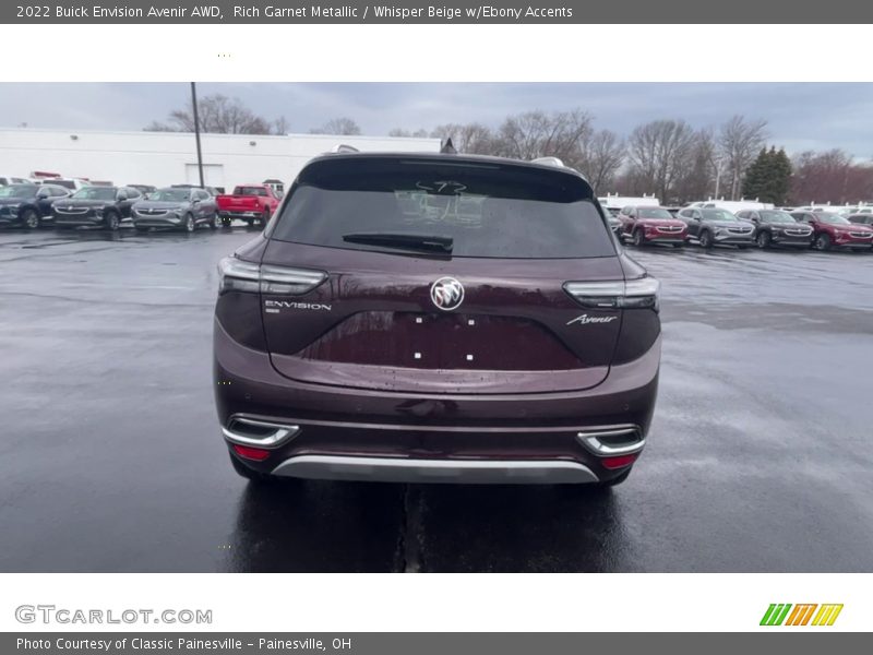 Rich Garnet Metallic / Whisper Beige w/Ebony Accents 2022 Buick Envision Avenir AWD