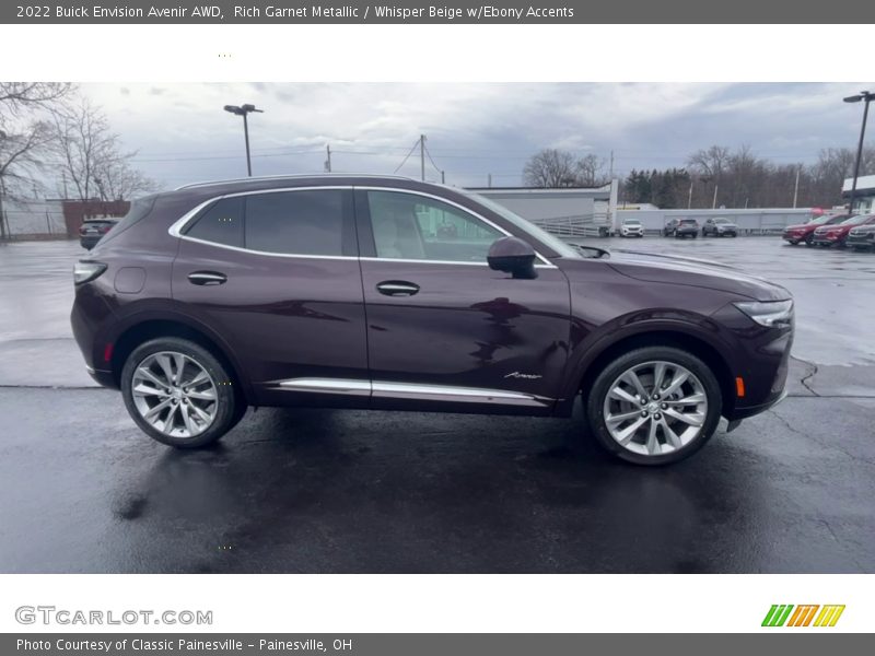 Rich Garnet Metallic / Whisper Beige w/Ebony Accents 2022 Buick Envision Avenir AWD