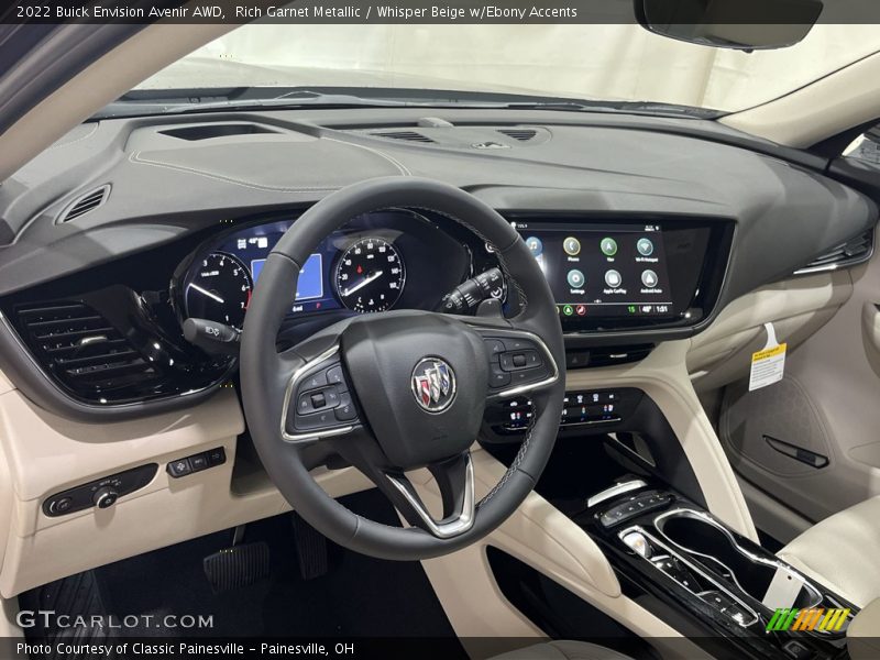 Rich Garnet Metallic / Whisper Beige w/Ebony Accents 2022 Buick Envision Avenir AWD