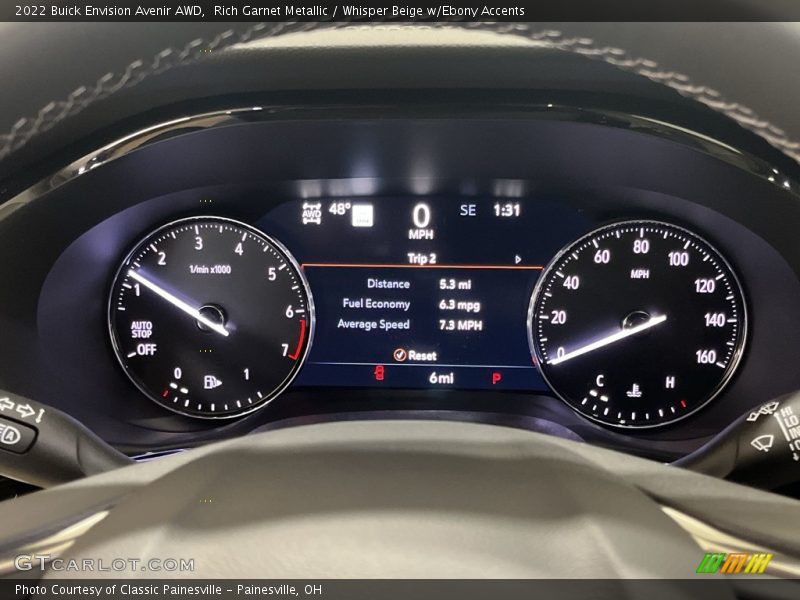 Rich Garnet Metallic / Whisper Beige w/Ebony Accents 2022 Buick Envision Avenir AWD