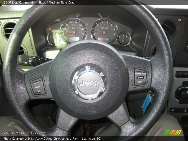 Black / Medium Slate Gray 2006 Jeep Commander